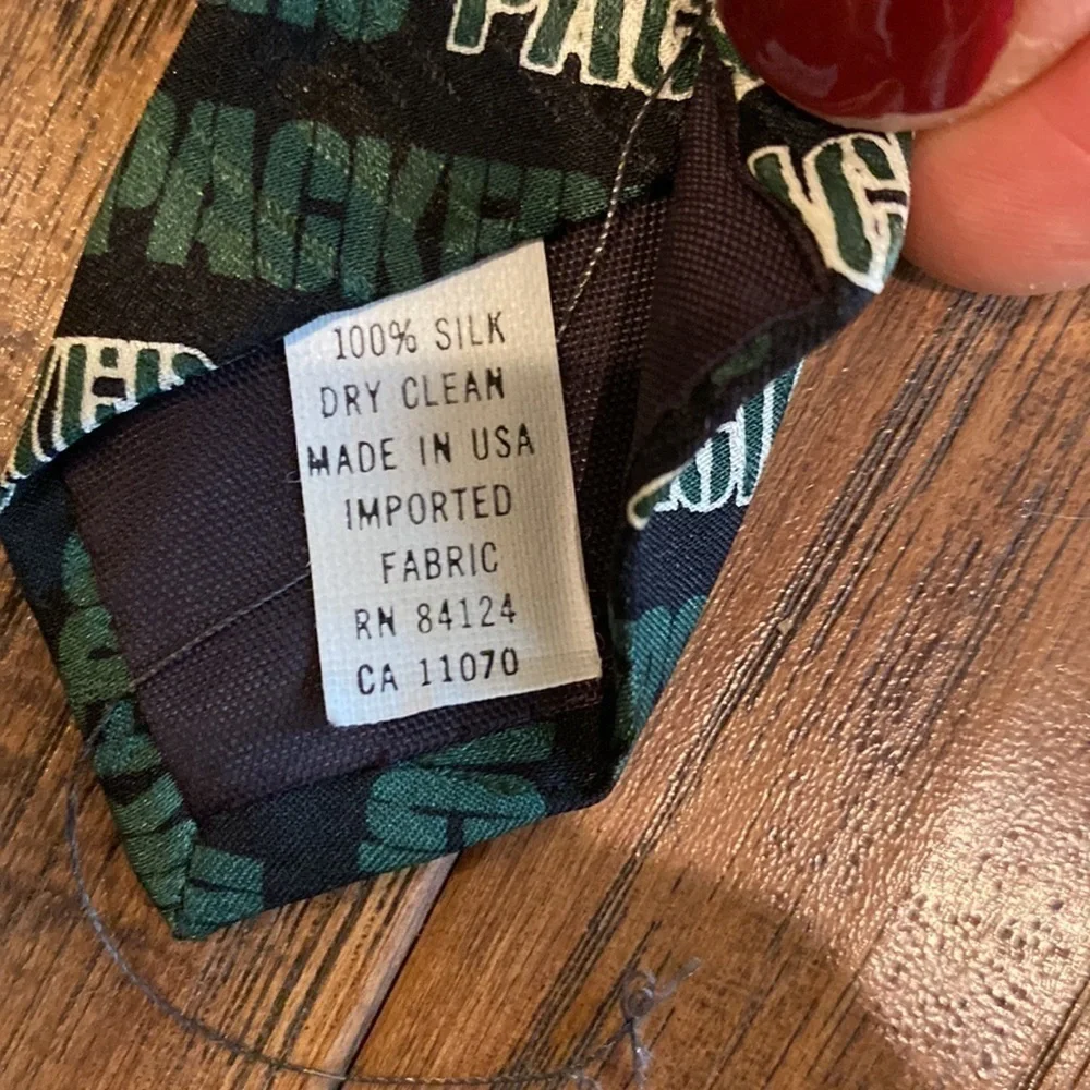 Men’s NFL Greenbay Packers Silk Tie